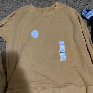 yellow time and tru sweater